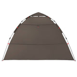 Fishing Tent 4-Person Brown Quick Release 4005324
