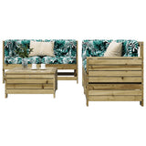 5 Piece Garden Sofa Set Impregnated Wood Pine 3250815