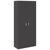 Storage Cabinet Black 90 x 40 x 200 cm Steel 3406172