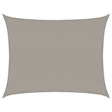 Sunshade Sail 160 g/m Rectangular Light Grey 6x8 m HDPE 4001997