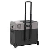 Cool Box with Wheel and Handle Black&Grey 40 L Polypropylene 51782
