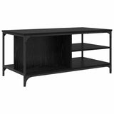 Coffee Table Black Oak 100 x 50 x 45 cm Engineered Wood 886242