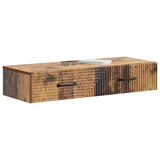 Wall-Mounted Side Table Old Wood 87.5 x 34.5 x 17 cm 898673