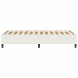 Platform Bed Frame Cream 100 x 200 cm Fabric 3337394