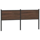 Replace Headboard Brown Oak 160 cm Engineered Wood and Steel 4007800