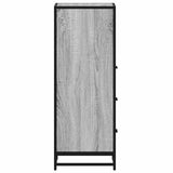 Bathroom Cabinet Grey Sonoma 35x37.5x100 cm Engineered Wood 849252