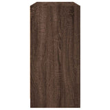 Sideboard Brown Oak 102x37x75.5 cm Engineered Wood 3295877