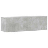 3 Piece TV Cabinet Set Concrete Grey Engineered Wood 3114481