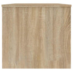 Coffee Table Sonoma Oak 102x50.5x46.5 cm Engineered Wood 809722