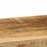 Wall Shelf 90x33x45 cm Solid Rough Wood Mango 4017485