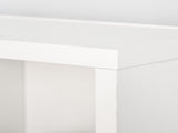 CD Storage Unit with Adjustable Shelves, 89 x 130.5 cm, White T3398P343365