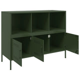 Sideboard Olive Green 100.5x39x79 cm Steel 843094