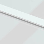 Sliding Door White 76x205 cm Tempered Glass and Aluminium 155204
