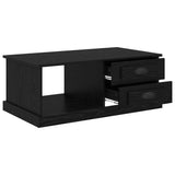 Coffee Table Black Oak 90 x 50 x 35 cm Engineered Wood 881363