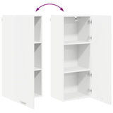 Hanging Cabinet White 40 x 31 x 100 cm Engineered Wood 884338