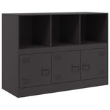 Sideboard Black 99x39x73 cm Steel 841787