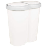 Garbage Bin White 48 x 30 x 51 cm PP 42033396