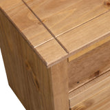 Corner TV Cabinet 93x49x49 cm Solid Pine Panama Range 282685