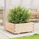 Garden Planter 60x60x26.5 cm Solid Wood Pine 847298