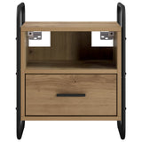 Hanging Bedside Cabinet 2 pcs Artisan Oak 40 x 30 x 50 cm 8013565