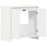 Bathroom Cabinet White 60x33x61 cm Engineered Wood 802642