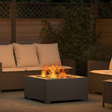 Fire Pit Black 80 x 80 x 40 cm Steel 858964