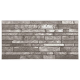 3D Wall Panels with Dark Grey Brick Design 10 pcs EPS 149584
