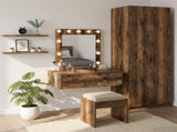 Dressing Table Brown 60 x 40 x 70 cm Engineered Wood 865221