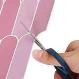 Feather Tile 50 pcs Pink 30 x 30 cm Polyurethane and PET 42046212