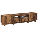 5 Piece LED TV Cabinet Old Wood Engineered Wood 3416427