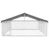 Outdoor Dog Kennel with Roof 600x300x150 cm 171502