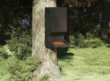 Deer Feeder Black 28 x 30 x 80 cm Cold-Rolled Steel 874609