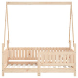 Kids Bed Frame 70x140 cm Solid Wood Pine 834501