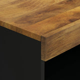 Side Cabinet 60x33x107 cm Solid Wood Mango 352892