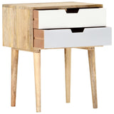 Bedside Cabinet 47x35x59 cm Solid Mango Wood 286481
