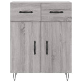 Highboard Grey Sonoma 69.5x34x180 cm Engineered Wood 3198567