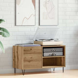 Record Cabinet Artisan Oak 84.5x38x48 cm Engineered Wood 857243