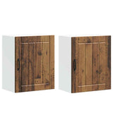 Kitchen Wall Cabinets 2 pcs Lucca Old Wood Engineered Wood 853814