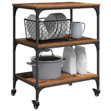 Kitchen Trolley Old Wood 60 x 41 x 76 cm Engineered Wood 883008