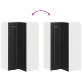 Wall Corner Cabinet PORTO Black 57 x 57 x 100 cm 885516
