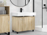 Bathroom Vanity Unit Sonoma Oak 60 x 35 x 60 cm Engineered Wood 889407