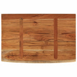 ZNTS Wall Shelf 70x40x2.5 cm Rectangular Solid Wood Acacia Live Edge 370249
