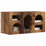 TV Cabinet Old Wood 80 x 35 x 40 cm Engineered Wood 891282