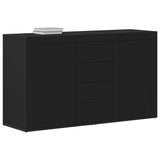 Sideboard with Drawer Black 120 x 36 x 69 cm Engineered wood 3333857