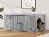 Cat House Grey Sonoma 85 x 55 x 50 cm Engineered Wood 8000731