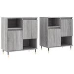 Sideboards 2 pcs Grey Sonoma Engineered Wood 3190123