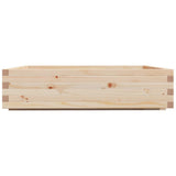 Garden Planter 100x100x26.5 cm Solid Wood Pine 847318