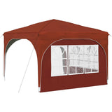 Pop-up Party Tent 290 x 290 x 245 cm Terracotta 42019864