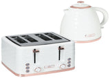 Kettle and Toaster Sets, 3000W 1.7L Rapid Boil Kettle & 4 Slice Toaster with 7 Browning Controls, T3398P343617