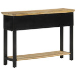 Console Table 110x30x75 cm Solid Rough Wood Mango 351618